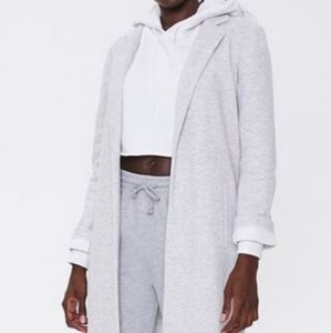 FOREVER 21 HEATHERED KNIT JACKET SZ M